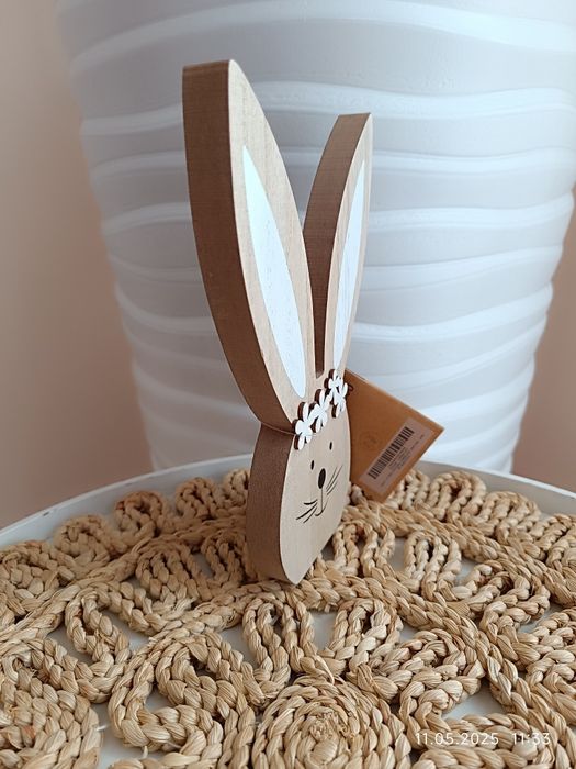 Drewniana ozdoba świąteczna zając