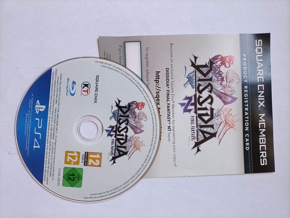 Final Fantasy + dissidia na PS4