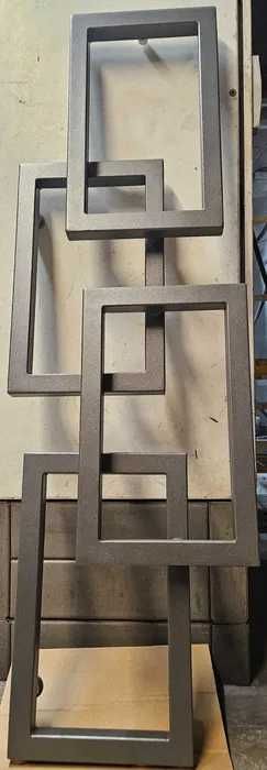 Grzejnik łazienkowy dekoracyjny 111x36 cm, czarny/biały/grafit + zawór