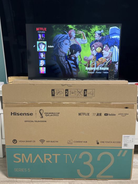 #1835 Hisense 32AE5500F series 5 smart tv netflix disney youtube wifi
