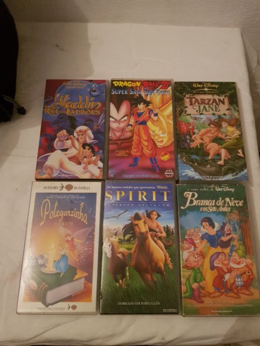 Filmes Infantis VHS para Crianças