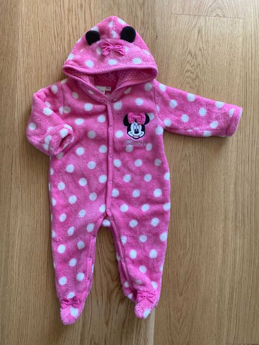 Cool Club by Smyk Myszka Minnie różowy pajac 68 cm + nowa maskotka mod