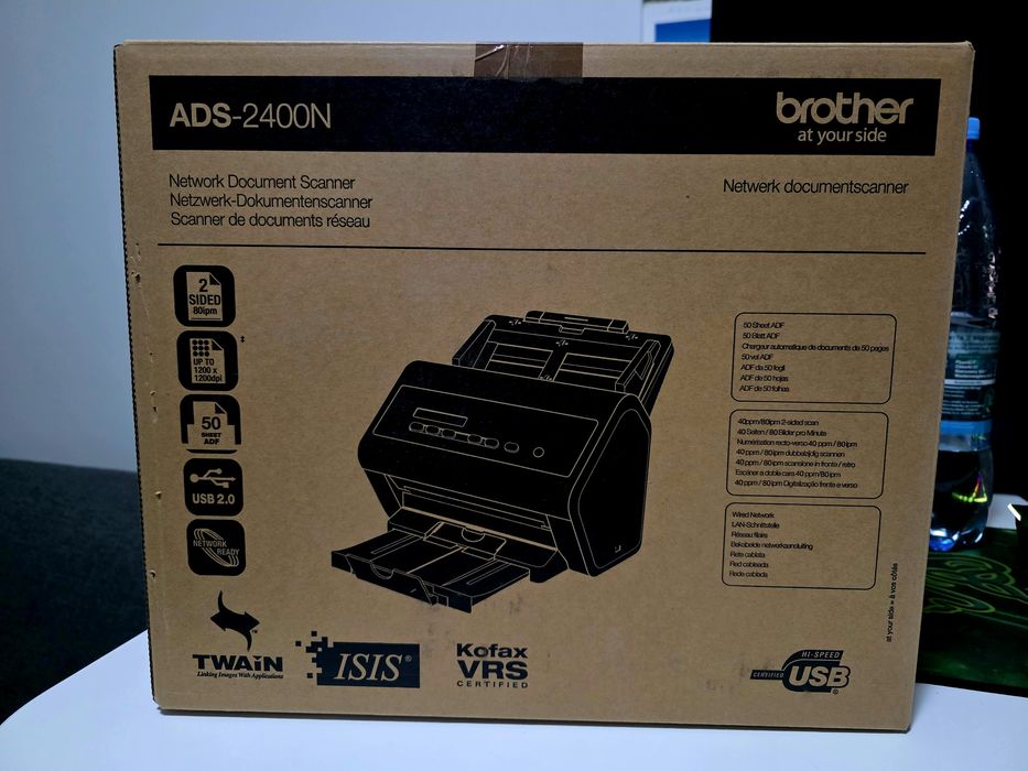 Skaner Brother ADS-2400N - oryginalne pudełko