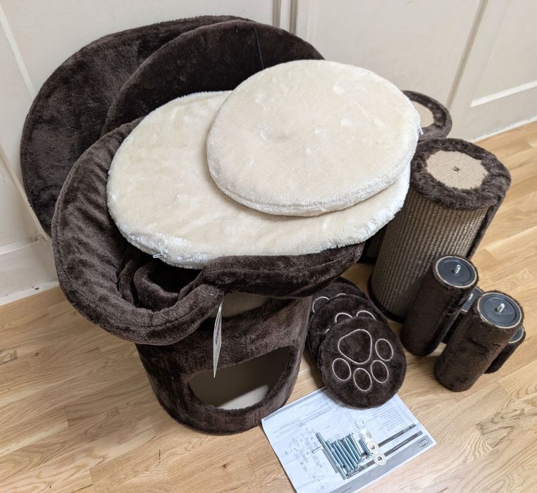 Trixie Drapak dla Kota Seniora Emil Ciemnobrązowy 69x59x96cm DUŻY