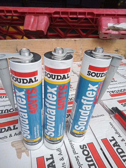 Клей герметик Серый Полиуретановый Soudal SOUDAFLEX 40VTS 300 мл