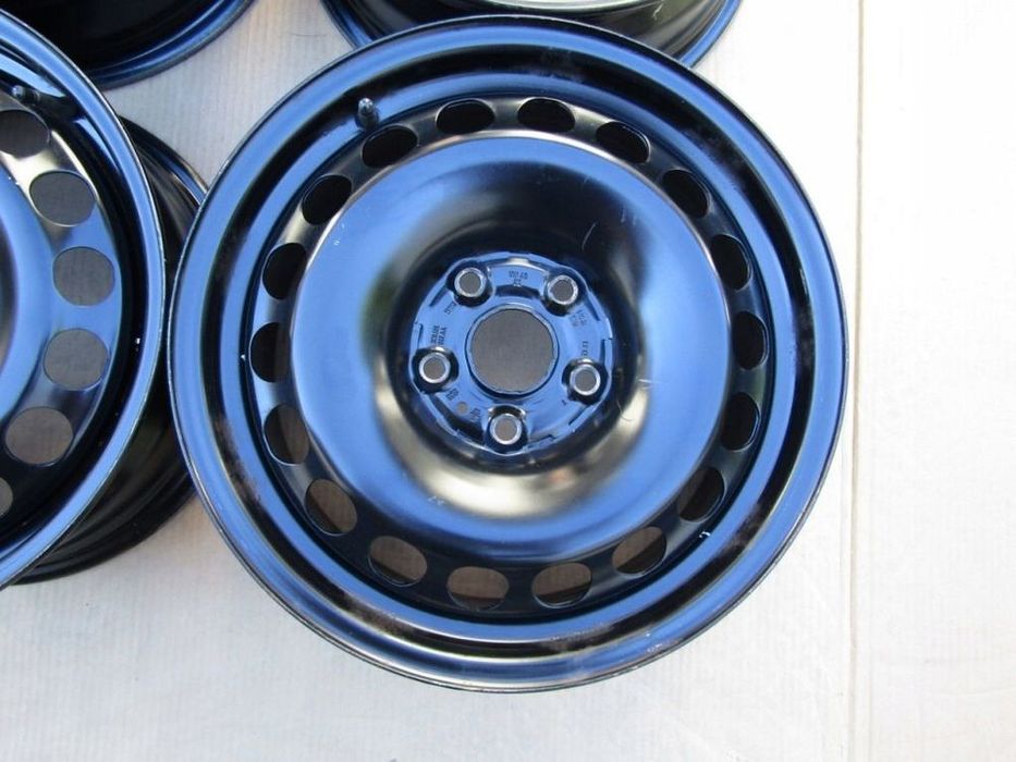 4x felgi stalowe 16 vw passat b5 b6 b7 b8 b9 golf V VI VII caddy eos jetta touran 6,5 j 5x112 ET41 piasta 57,1 mm