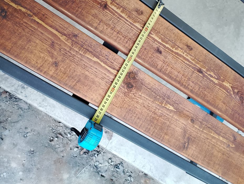 Лавка лофт, металева лавка, садові меблі, дерев'яна лавка.