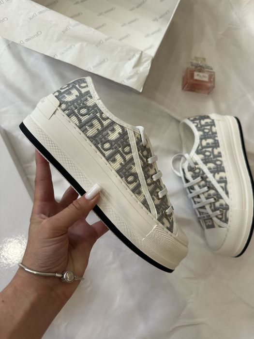 Кеди dior діор на платформі 5см в наявності