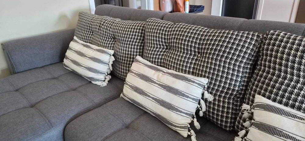 Sofá Cama com Chaise Long