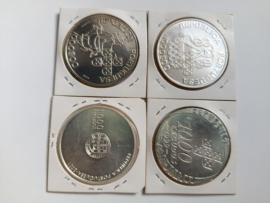 Moedas de 1000$ de Prata, 8 por 250€