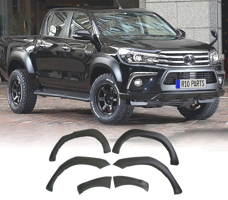 ABAS GUARDA-LAMAS TOYOTA HILUX 16-21 LOOK REVO