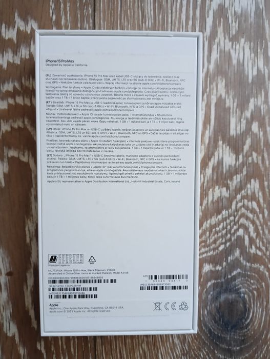 IPhone 15 Pro Max Black Titanium