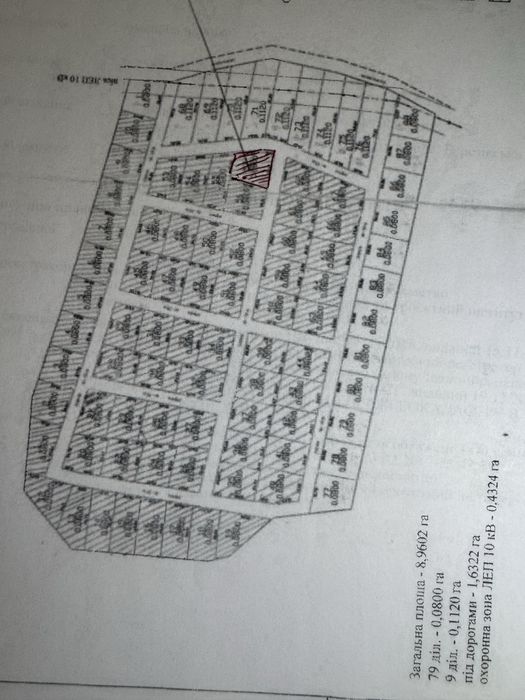Продам Земельну Ділянку в СТ Обирша ,Березівка