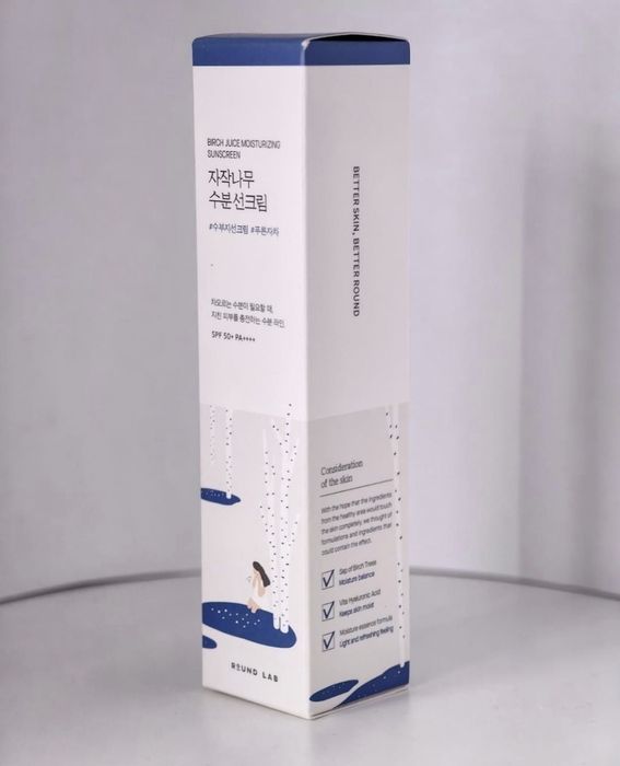 Round lab birch juice sunscreen SPF moisturizing