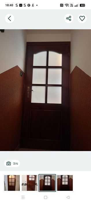 Drewniane drzwi wewnętrzne