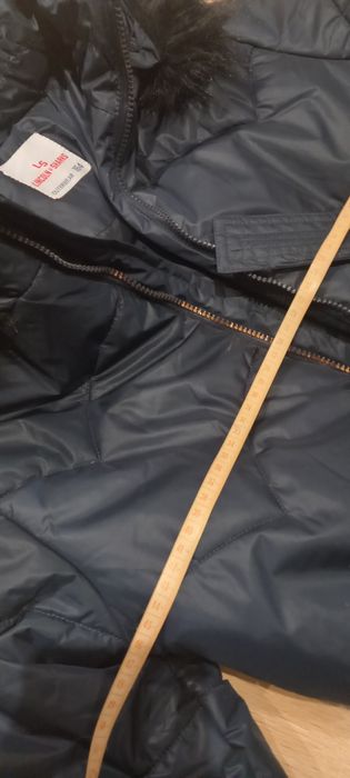 Granatowy płaszczyk Lincoln & Sharks r.164 dla dziewczynki