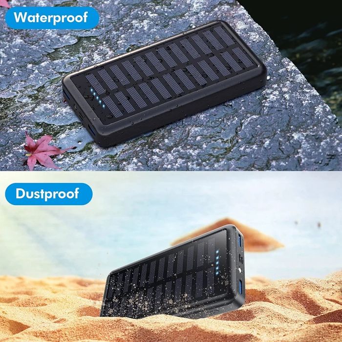 Powerbank/Carregador telemóvel solar c/ GARANTIA