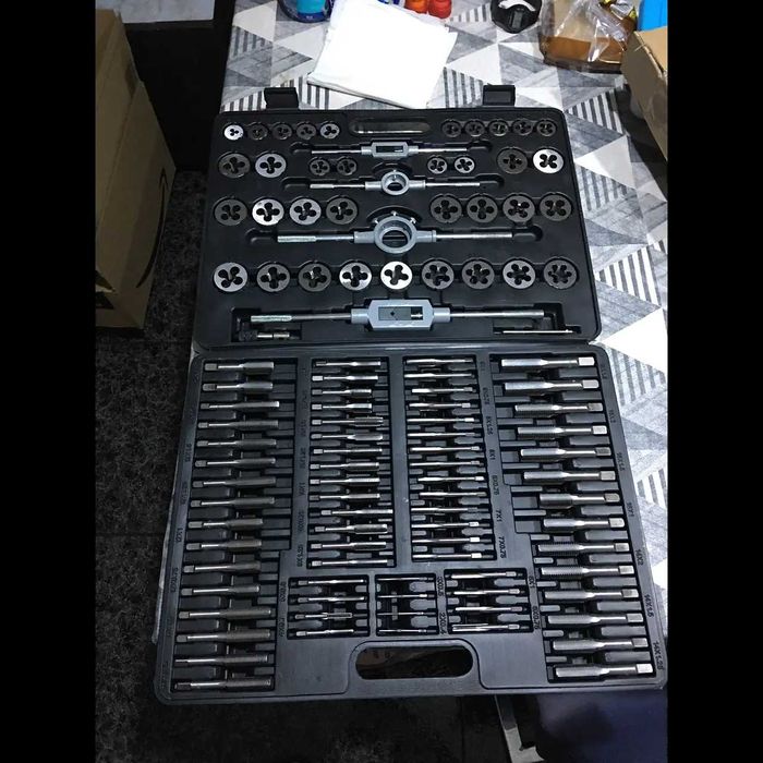 D42-VEVOR Conjunto 110 PCS M2-M18 chave métrica de aço de tungstênio