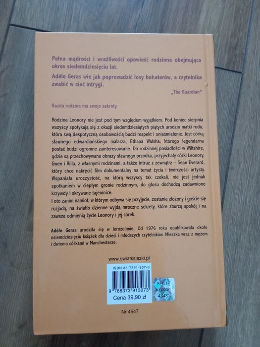 Książka Mroczne sekrety Adele Geras