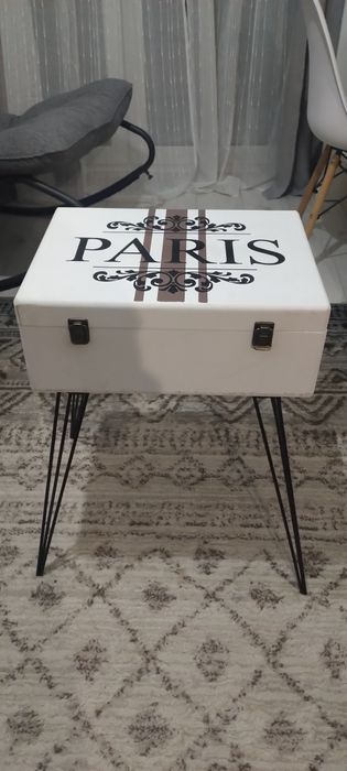 Kuferek szafka szafeczka nocna retro