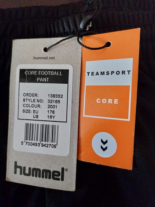 Calças desportivas, pretas, Sporting Clube de Braga, Novas, Hummel