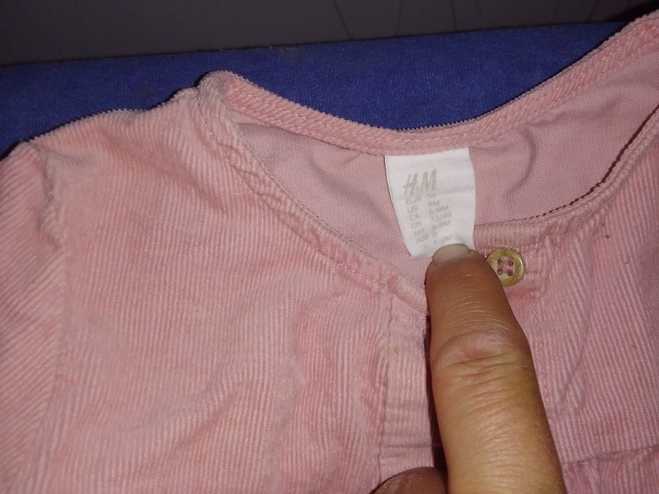 Żakiet, bluzka H&M roz. 74