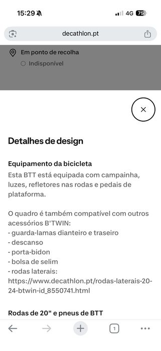Bicicleta criança