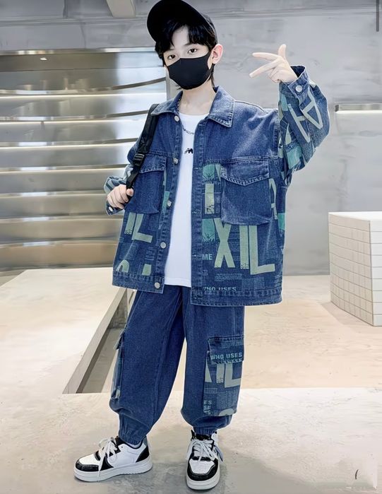 Джинсовий костюм на хлопчика джинсовый костюм  джинсы и пиджак