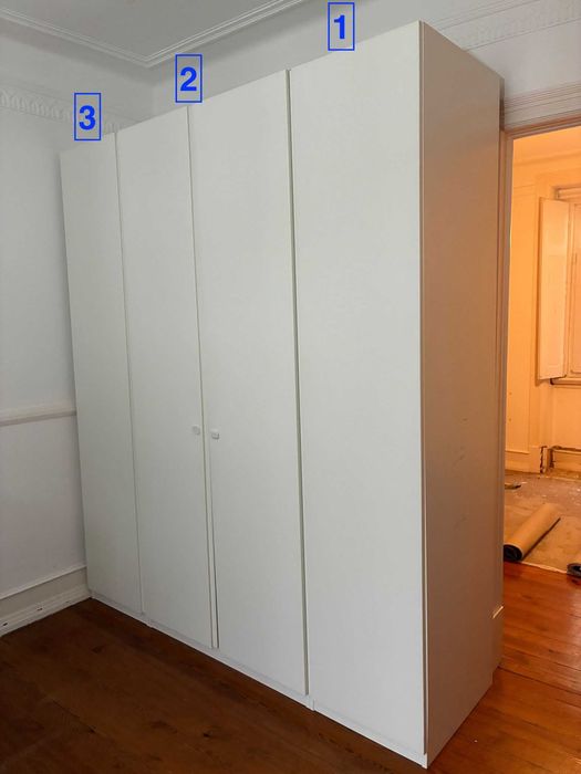 Roupeiros IKEA PAX 2x0,5m + 1x1m (ou individual)