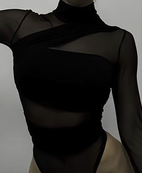 Сітчастий прозорий боді. Розмір М