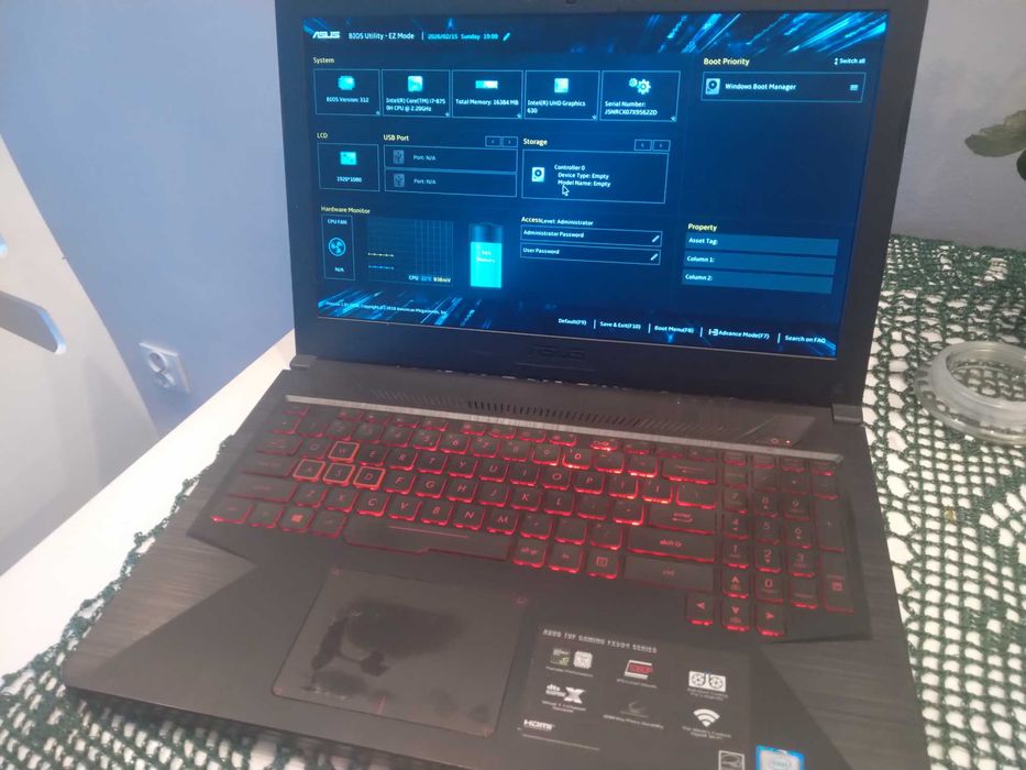 asus fx504gd  i7 1060