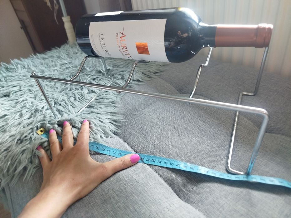 Stojak na wino do lodówki srebrny Samsung