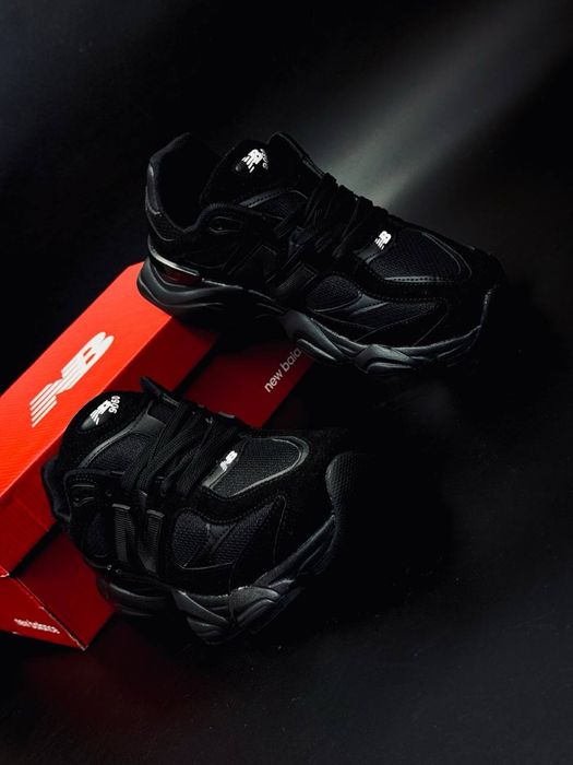 Кроссовки New Balance 9060 Осень 2026 кожаные НБ Ню баланс ну беланс N/B Осень черные кросовки Мужские Нью Баланс Кроссовки Ню Баланс