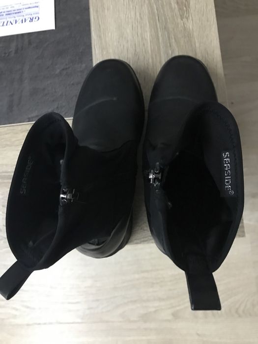 Botas Seaside preta para senhora - tamanho 38