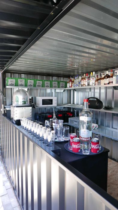 Contentor de Bar Preto - Para Garrafeiras Personalizadas. À venda.