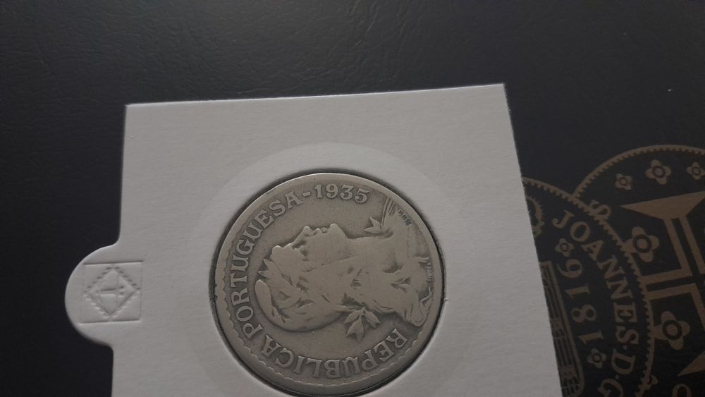 Moeda de 1 Escudo de 1935 (verdadeira)