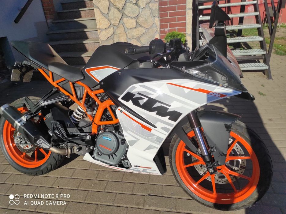 KTM RC 390 SWAP rama 125 , zarejstrowany transport , nowe opony