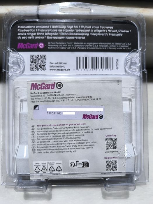 Pernos de Segurança McGard 27179SUB (Black Edition)