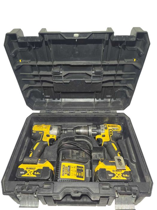Zestaw COMBO DeWALT DCD796+DCF887 + 2x aku 5ah + ład i Walizka