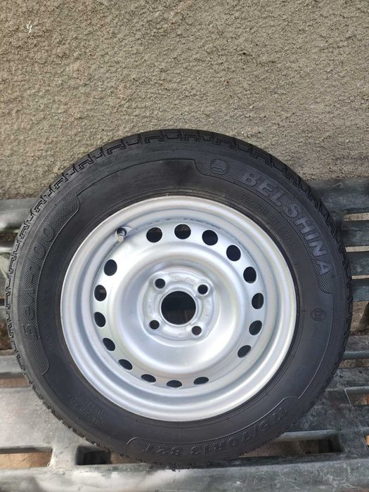 Продам фирменное колесо R13 4x100 Daewoo с шиной 175.70.