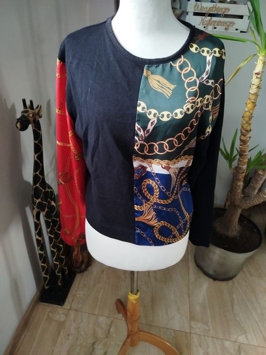 Bluza Zara luźna elegancka Cropp top s m