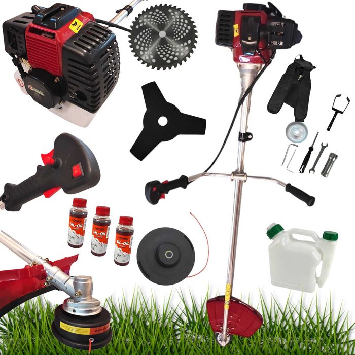 Kosa spalinowa podkaszarka spalinowa XXL ZESTAW 6,1 KM + 3x olej