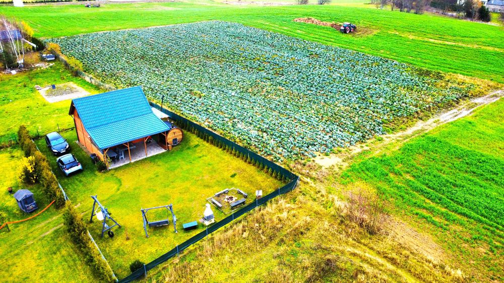 domek na Kaszubach kaszuby jacuzzi, balia, ogrodzony sauna beczka