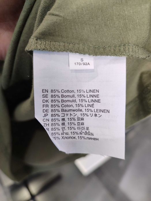 Лонгслів Acne Studios Stamp Logo Long Sleeve Olive Green