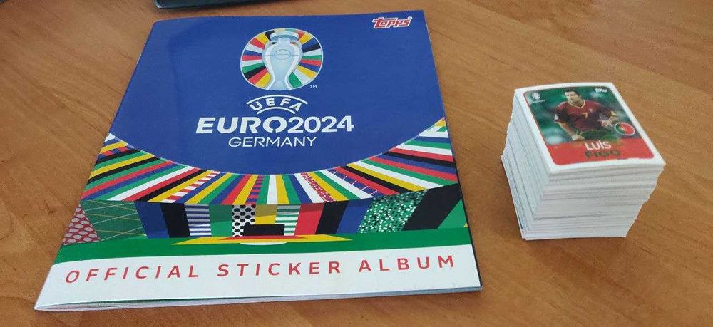 Topps Євро 2024 новий альбом + 341 стікер без повторів