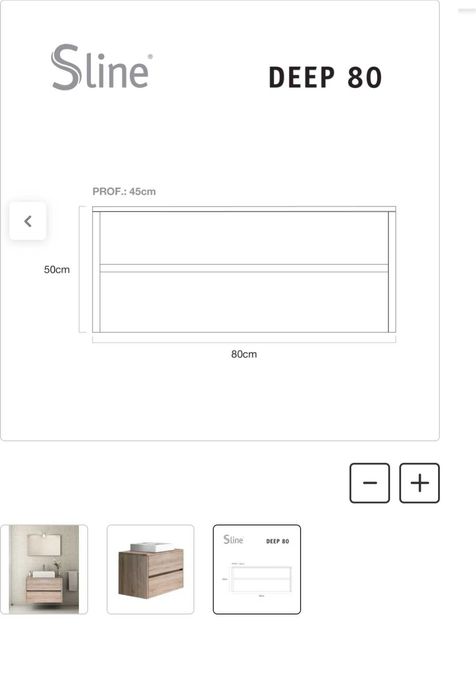 Lavatório tim 44cm branco