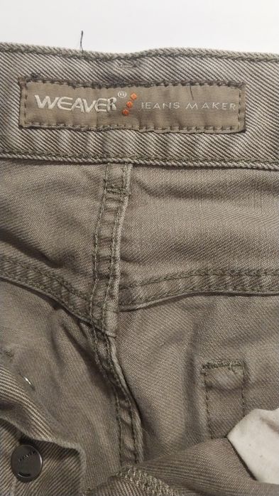 Стильні чоловічі джинси Weaver Jeans L (34), світло-сірі.