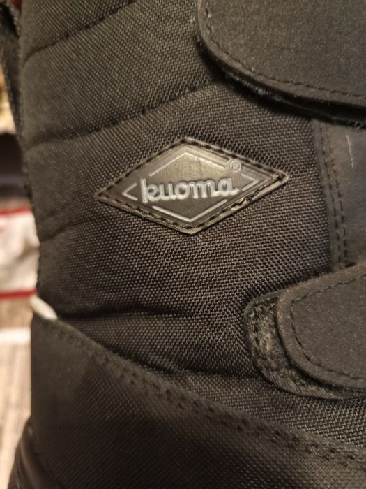 Ботинки зимние Kuoma Crosser Black - Куома  черные р.41(27,3 см)
