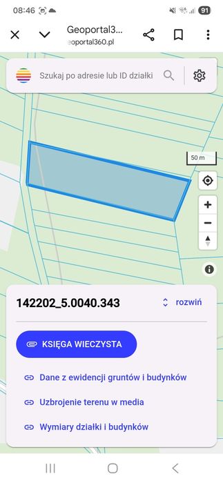 Działki leśne, rolno-leśne, las, 4,7ha.