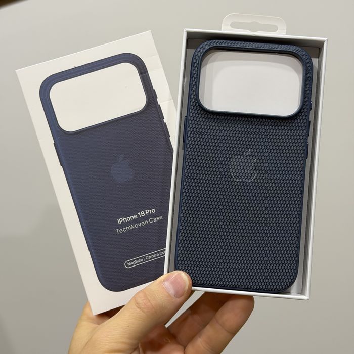Чехол iPhone 18 Pro TechWoven Case (Deep Sea Blue)